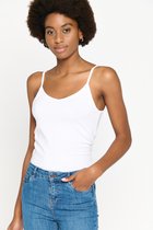 LOLALIZA Tank top - Wit - Maat XS