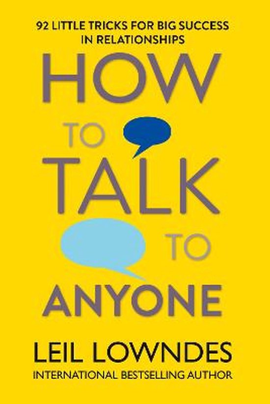 Boek cover How to Talk to Anyone van Leil Lowndes