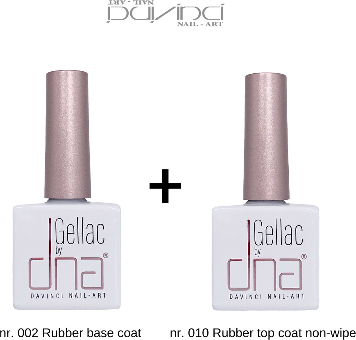 DNA Gellac Rubber Base Coat / Rubber Top Coat non wipe - DNA ®