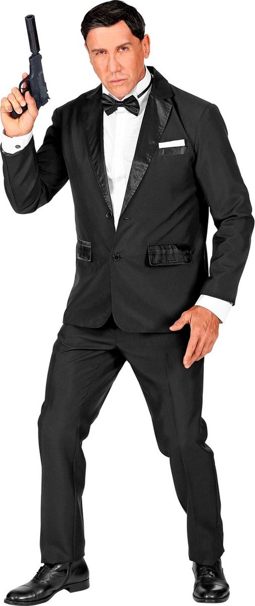 Widmann - James Bond Kostuum - 007 Bond Smoking - Man - zwart - XL -  Carnavalskleding... | bol.com