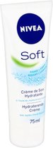 Nivea Soft Crème 75ml | Hydraterend - Vitamine E - Verzorging | De Veiligheids-winkel