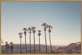 JUNIQE - Poster met kunststof lijst Foto van Hollywood Hills -20x30