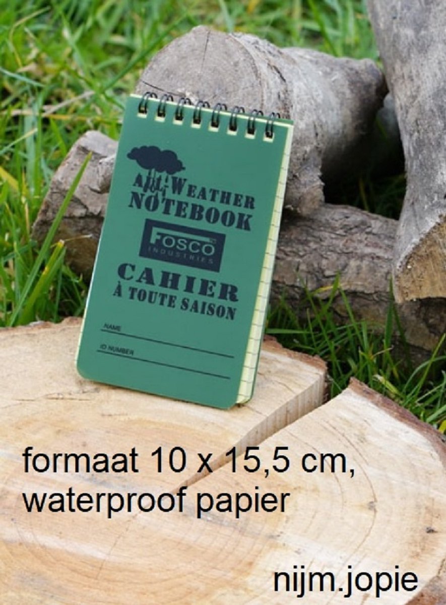 Notitieboekje All Weather watervast papier - groot