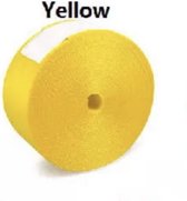 Autogordel Polyester/Nylon in de kleur Geel