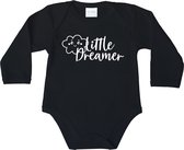 Romper - Little dreamer - maat 68 - lange mouwen - baby - baby kleding jongens - baby kleding meisje - rompertjes baby - kraamcadeau meisje - kraamcadeau jongen - zwanger - stuks 1
