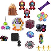 Fidget Toy pakket, Squid game,  fidget toy box, fidget toy set, 18 stuks