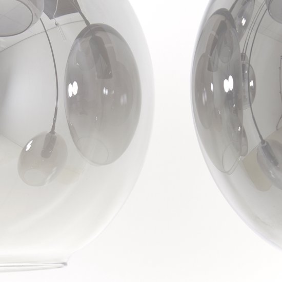 Suspension 10L 124x35x120 cm SUBAR noir mat + verre fumé