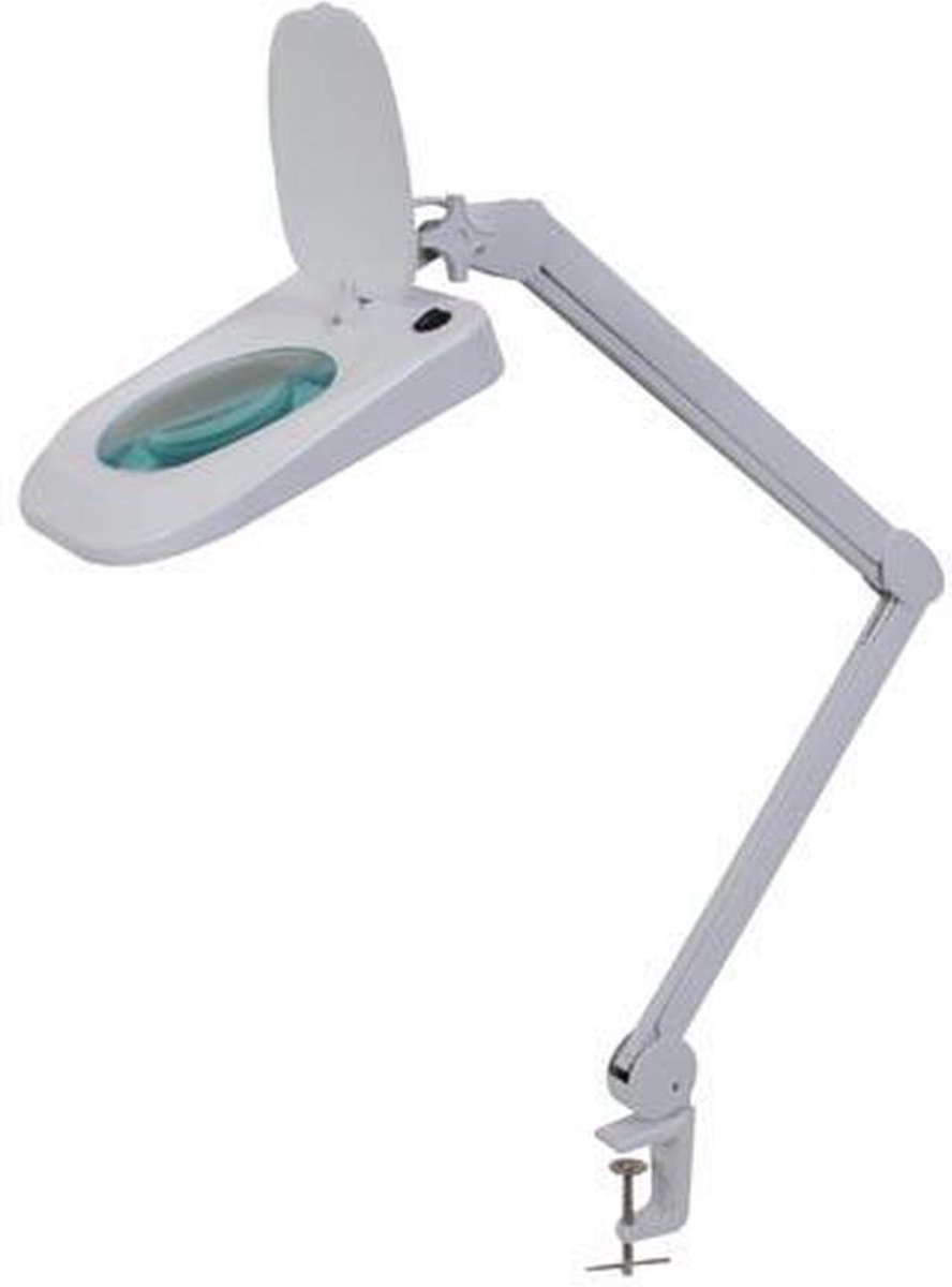 Velleman Ledloeplamp Met Klem, Zwenkarm, Aan/uit-schakelaar En Dimfunctie, Abs