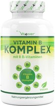 Vitamine B Complex 500 tabletten - Alle 8 B-vitamines in 1 tablet - Vitamine B1, B2, B3, B5, B6, B12, biotine & foliumzuur - Veganistisch | Vit4ever