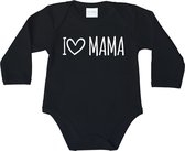 RompertjesBaby - I love mama - maat 92 - lange mouwen - baby - baby kleding jongens - baby kleding meisje - rompertjes baby - kraamcadeau meisje - kraamcadeau jongen - zwanger - st