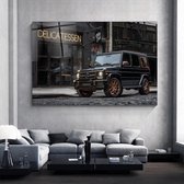 Wallyard - Glasschilderij G Klasse - Wall art - Schilderij - 120x80 cm - Premium glass - Incl. muur bevestiging