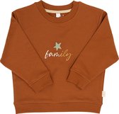 Family Embroidered Sweatshirt - Gingerbread