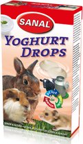 Sanal yoghurt drops 45gr - konijnen snoepjes - konijnen snacks - knaagdier snoepjes - knaagdier snacks - knaagdier - konijn - cadeau