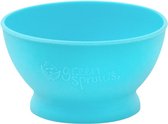 green sprouts® siliconen baby eetkom - turquoise