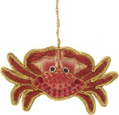Krab Ornament 11,5x1x6,5cm