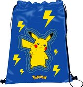 Pokémon zwemtas / gymtas - 37 X 43CM - blauw/geel