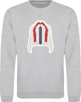 Schaats sweater - Noorse muts wit
