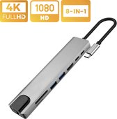 8-in-1 USB C Hub - 2x USB 3.0 - 4K UHD HDMI - Ethernet - Adapter - 87watt