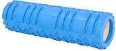 Grid Foam Roller - 30x10 Centimeter - Massage Roller - Triggerpoint Massage - Foamrollers - Yoga - Pilates - Fitness - Blauw
