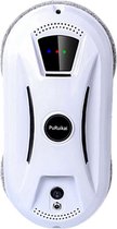 PuRuikai® Robot ramenwasser - Met afstandsbediening - Ramenwasser - Beveiligd tegen vallen - Robot ruitenreiniger - Detecteert de randen - Inclusief 8 afneembare microvezel sponsdo