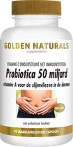 Golden Naturals Probiotica 50 miljard (90 veganistische maagsapresistente capsules)