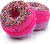 Bruisbal Bad Donut - Framboos - Bad Bomb - Bruisballen - Handgemaakt - 180 gram