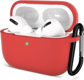 2 Stuks - Siliconen Hoesje AirPods Pro Rood