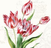 Ambiente - Classic Tulips - Papieren cocktail servetten