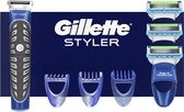 Gillette Fusion Styler 3-in-1 inclusief 3 verwisselbare kammen + 3 scheermesjes navullingen