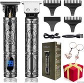 walixpro® originale tondeuse met oplader Professionele tondeuse - Trimmer - Draadloos Metaal - baardtrimmer