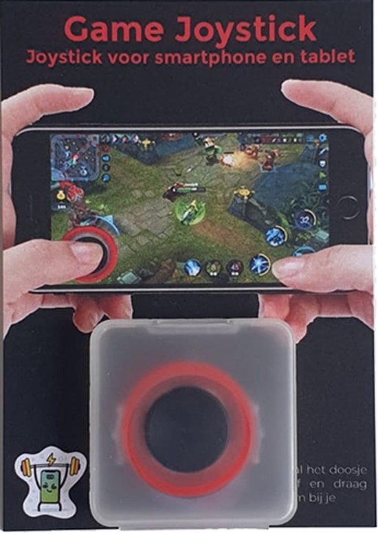 Joystick voor smartphone/tablet - Rood - Voor PUBG, Call Of Duty - Merkloos