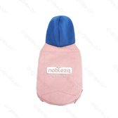 Three Layers Winter hondenjasje met Hoodie L45Cm roze