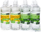 KieselGreen 12 Liter Bio-Ethanol 6x Vanille Aroma en 6x Geurloos - Bioethanol 96.6%, Veilig voor Sfeerhaarden en Tafelhaarden, Milieuvriendelijk - Premium Kwaliteit Ethanol voor Bi