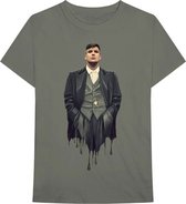 Peaky Blinders - Dripping Tommy Heren T-shirt - L - Groen