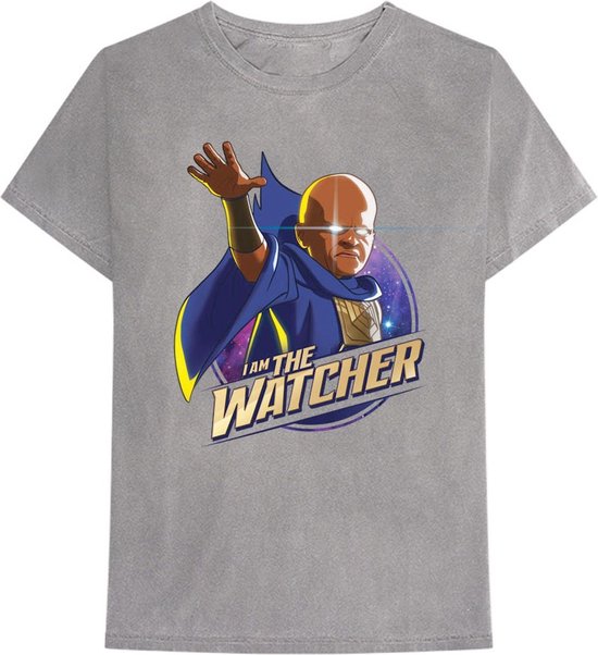 Marvel What If...? - I Am The Watcher Heren T-shirt - XL - Grijs