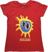 Primal Scream Dames Tshirt -S- Screamadelica Rood