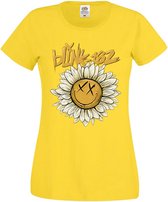 Blink182 Dames Tshirt -M- Sunflower Geel