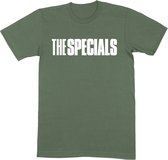 The Specials Heren Tshirt -XL- Solid Logo Groen