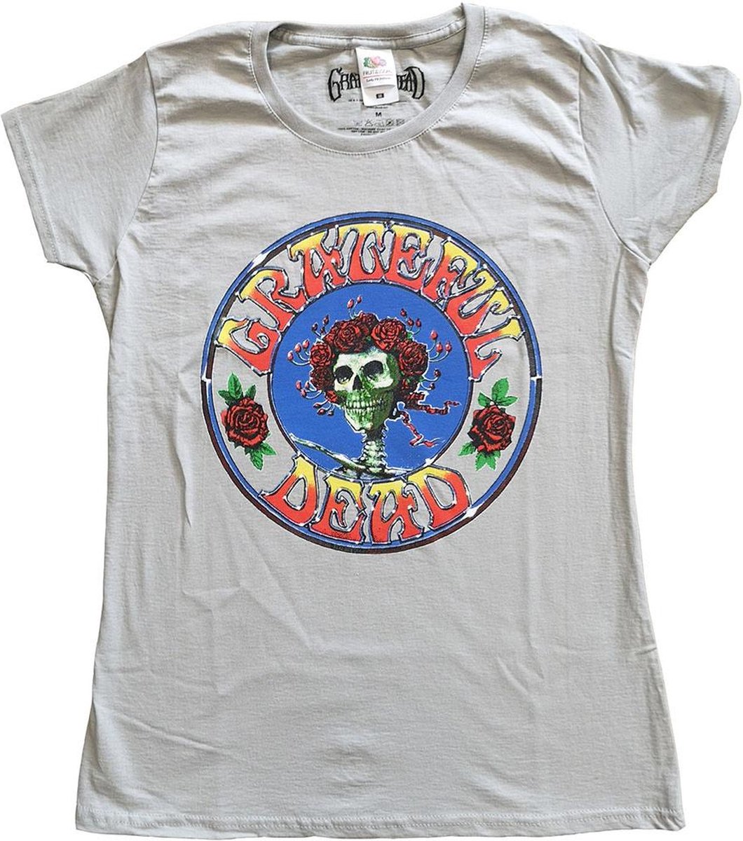 Grateful Dead - Bertha Circle Dames Tshirt - S - Grijs