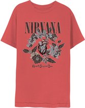 Nirvana - Heart-Shaped Box Heren T-shirt - M - Rood