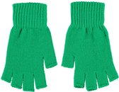 Vingerloze handschoenen | Handschoenen carnaval | handschoenen carnaval groen | one size | Vingerloze handschoenen dames | Vingerloze handschoenen heren | fingerless gloves | Apoll