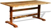 Decoways - Eettafel vintage stijl gerecycled hout