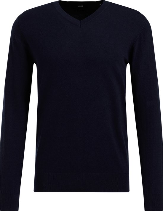 WE Fashion Heren trui van zachte katoenmix - Maat L
