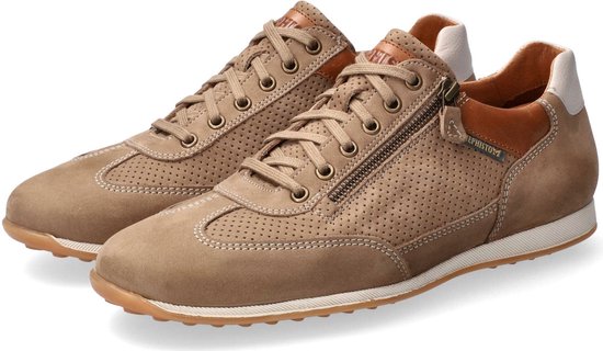 Mephisto Leon - baskets pour hommes - Taupe - taille 40,5 (EU) 7 (UK)
