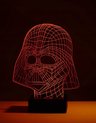 Star Wars Nachtlamp - 3D Lamp - Nachtlampje - LED Lamp - Darth Vader - Starwars - Voor Kinderen en Volwassenen
