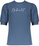 Nobell T-shirt meisje blue fog maat 158/164