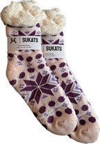 Sukats® Huissokken - Homesocks - Maat 36-41 - Anti-Slip - Fluffy - Dames Huissokken - Herfstsokken - Variant 4