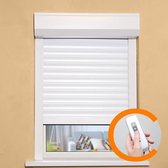 FRANKRIJK COMBI Aluminium rolluik - H 1,4 x B 1,5 m - Elektrische radiobesturing - Wit
