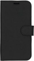 Kunstleer Bookcase Hoesje Met Pasjeshouder iPhone 8 Plus Zwart - Telefoonhoesje - Smartphonehoesje - Zonder Screen Protector