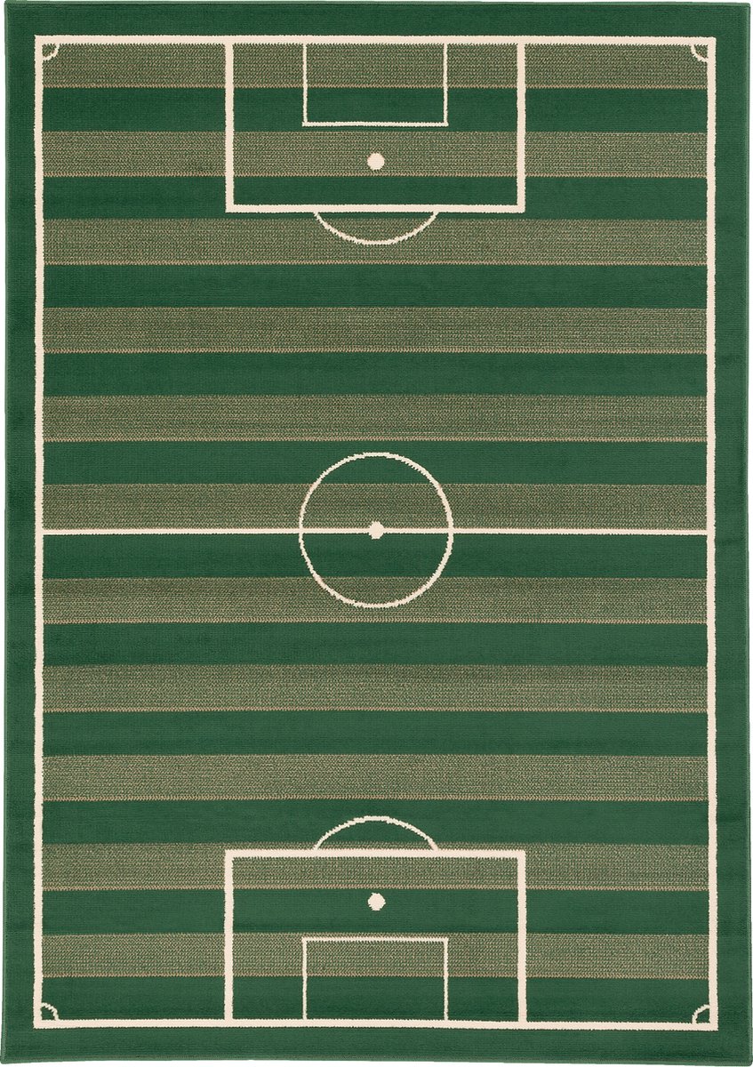 Pergamon Vloerkleed Trendline Tapijt Knderkamer Voetbalveld